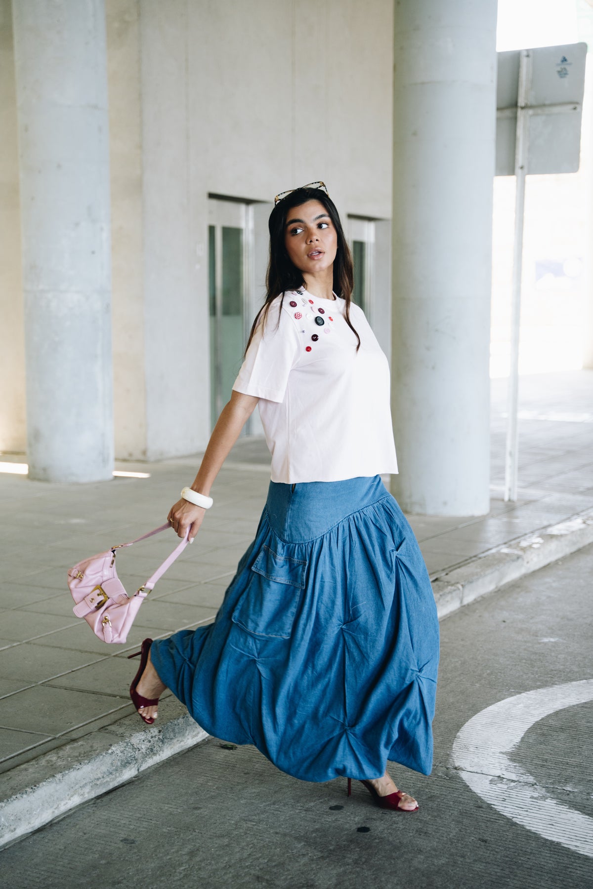 Falda Thalía Blue